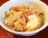 朝食ランチに＊手間なしカニカマ丼ぶり作り方3写真