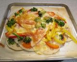 中華味お野菜だけピザ作り方6写真