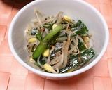 レンジで時短!豆もやしとニラのナムル作り方6写真