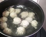 ふわふわ鶏団子と白ネギの照り焼き作り方2写真