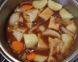 厚揚げとじゃがいものこっくり煮作り方5写真