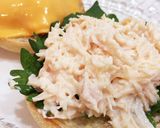 朝ご飯コストコレシピ＊チキンブレスト缶詰作り方7写真