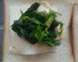 たまごとほうれん草のホットサンド風作り方3写真