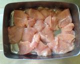鶏胸肉と白菜の酒粕味噌煮込み♪作り方1写真