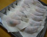 ぽん酢スープ餃子☆鶏×大葉でさっぱり！作り方5写真