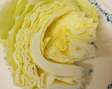 丸ごとキャベツと豚バラの蒸し焼き作り方1写真