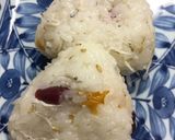 酢飯でおにぎり(じゃこ&漬物)作り方2写真
