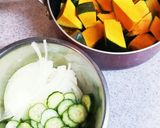 簡単シンプルな☆かぼちゃサラダ作り方1写真