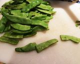 モロッコインゲンの冷菜（トルコ）作り方1写真