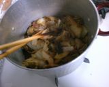 白菜と鶏むね肉の コーンクリームスープ♪作り方5写真