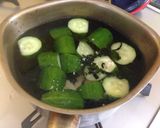 美味い！キュウリとワカメの卵スープ♫作り方2写真