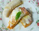 ＊冷凍ホットケーキでアレンジ朝食＊作り方5写真