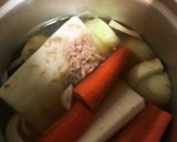 二度美味しい野菜丸ごと煮☆わかめスープ作り方1写真
