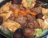 れんこん入り肉団子と白菜の中華煮♡作り方8写真