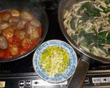 アサリとほうれん草のトマトクリームパスタ作り方4写真
