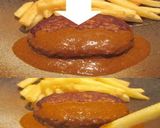 手作りカレーソースでポテトとハンバーグ！作り方9写真