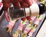 もやしとピーマンで？！旨旨ベーコン巻き！作り方6写真
