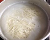 オリーブオイルと漬物あえるだけ！絶品素麺作り方4写真