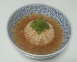 なめ茸とみぞれ汁のスープチャーハン作り方3写真