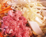 豚すき焼き☆家計に優しい♪残り野菜で！作り方3写真