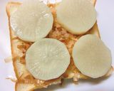 juicy大根のおかか＊ハーブ塩トースト作り方3写真