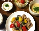 ★簡単★豚肉とパプリカの味噌炒め作り方8写真