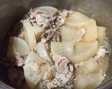 創味シャンタンで大根と豚肉の中華煮物作り方6写真