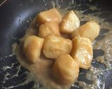 じゃが芋の煮っ転がし♡ごま味噌味作り方5写真