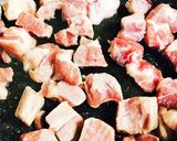 煮込まない 炒めカレー丼作り方1写真