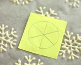 ☆チョコで雪の結晶☆コルネの作り方も♪作り方1写真