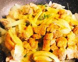 煮込まない 炒めカレー丼作り方4写真