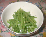 たくさん食べれる＾＾きぬさやのおひたし♪作り方3写真