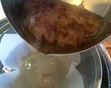 さつまいもと油揚げの豆乳味噌スープ作り方5写真