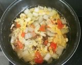 寒い朝に♪チーズinシャンタンスープ作り方3写真