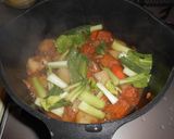 まぐろフレーク味付缶詰を使った野菜の煮物作り方4写真