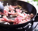 豚こま肉の甘辛焼き〜ワンプレートで簡単作り方5写真