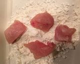 1才6ヶ月；鶏胸肉の青のりピカタ作り方1写真