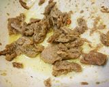 大豆のお肉と水菜のガーリックオイル炒め♪作り方2写真