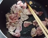 春菊とかぼちゃのコク旨スープ♪作り方5写真