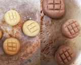 メロンパンみたいなちんすこう（白・黒）作り方3写真