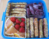 運動会のお弁当　まっくろくろすけ弁当作り方3写真