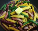 さつまいもとベーコンの甘辛バター作り方6写真