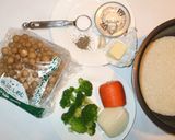 簡単！ツナきのこピラフ♪炊飯器入れるだけ作り方1写真