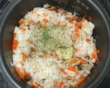 簡単！ツナきのこピラフ♪炊飯器入れるだけ作り方7写真