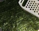 サーモンユッケ風おにぎらず作り方1写真
