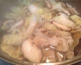 ハマグリと白菜のスープ（蛤蜊大白菜汤）作り方4写真