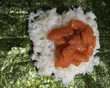 サーモンユッケ風おにぎらず作り方3写真