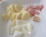 ✿ベーコンとじゃがいもの冷たいスープ作り方1写真