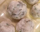 ルクエで簡単、海老（鮭）ハンバーグ作り方4写真
