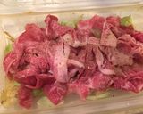 ルクエで簡単、豪華牛肉キャベツ作り方2写真